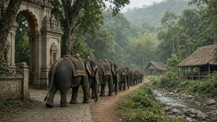 Mysuru Dasara elephants return to jungle camps after 60-day stay