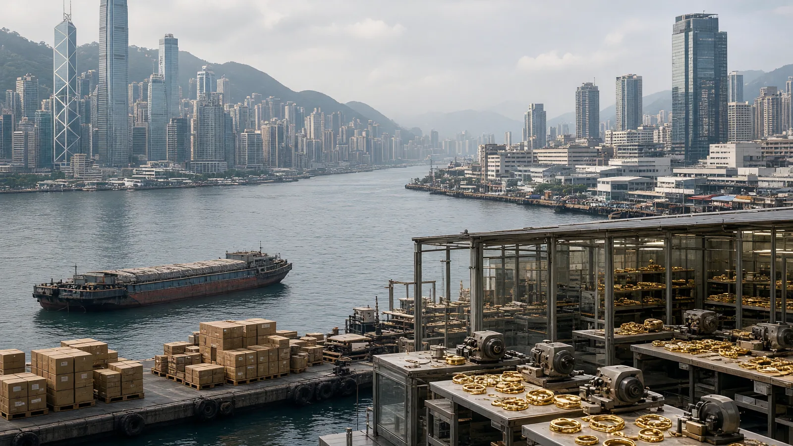 Hong Kong Links Gold Ambition to Shenzhen’s Jewellery Manufacturing Hub