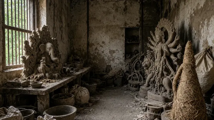 Kolkata’s Kumartuli artisans bring Durga Puja idols to life