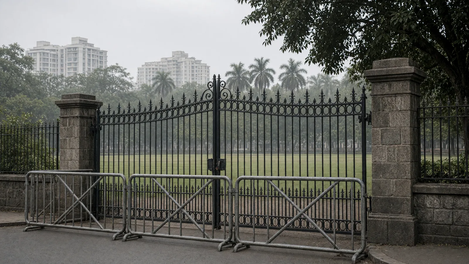 Mumbai Police Shut Shivaji Park Gates As CJP Supporters Gather For Protest