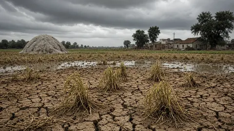 2015 के बाद सबसे कमजोर बारिश, फसलों पर असर और खर्च की चिंता