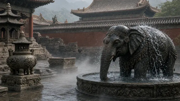 Ancient Chinese Royal Families Washed Elephants in Prayers for Good Fortune