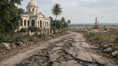 Vizianagaram Collector Orders GMR to Repair Roads Damaged by Airport Work