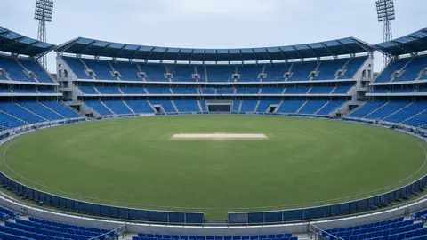 Hyderabad’s Uppal Stadium Turns Blue as International Cricket Returns After Two Years