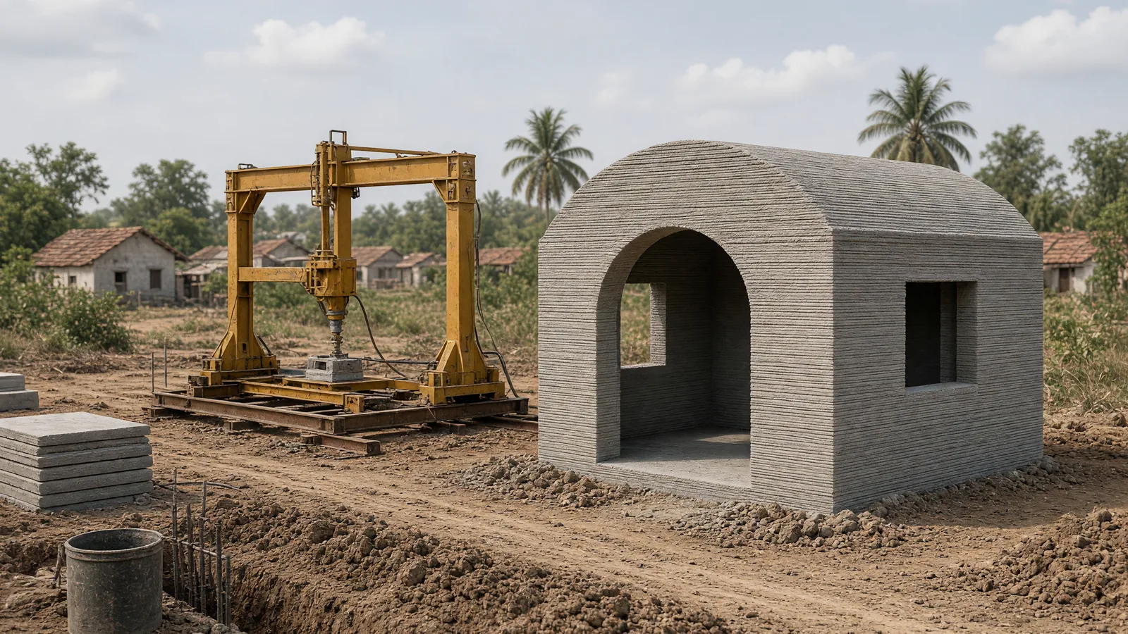 Andhra Pradesh Set To Launch 3D-Printed Rural Housing Pilot