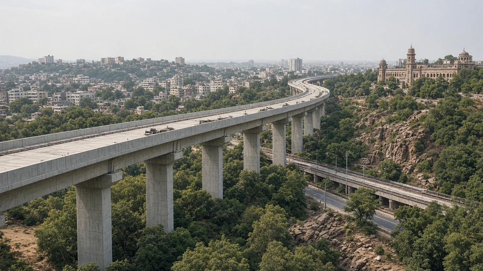 Hyderabad KBR project: Elevated corridor work divided to fit into previous two packages