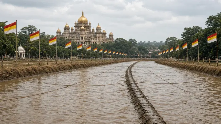 Kambala Makes Mysuru Dasara Debut With 150 Buffalo Pairs Racing