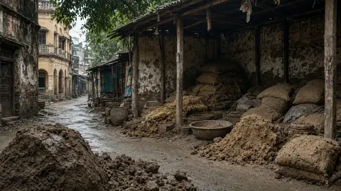 Kumartuli Sculptors Struggle With Clay Shortage, Rising Costs Ahead of Durga Puja