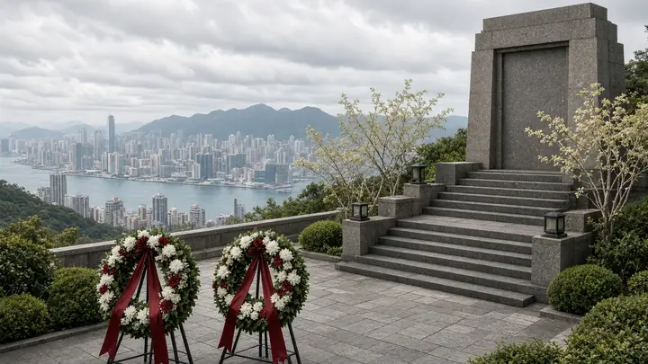 John Lee urges Hongkongers to cherish peace at wartime memorial