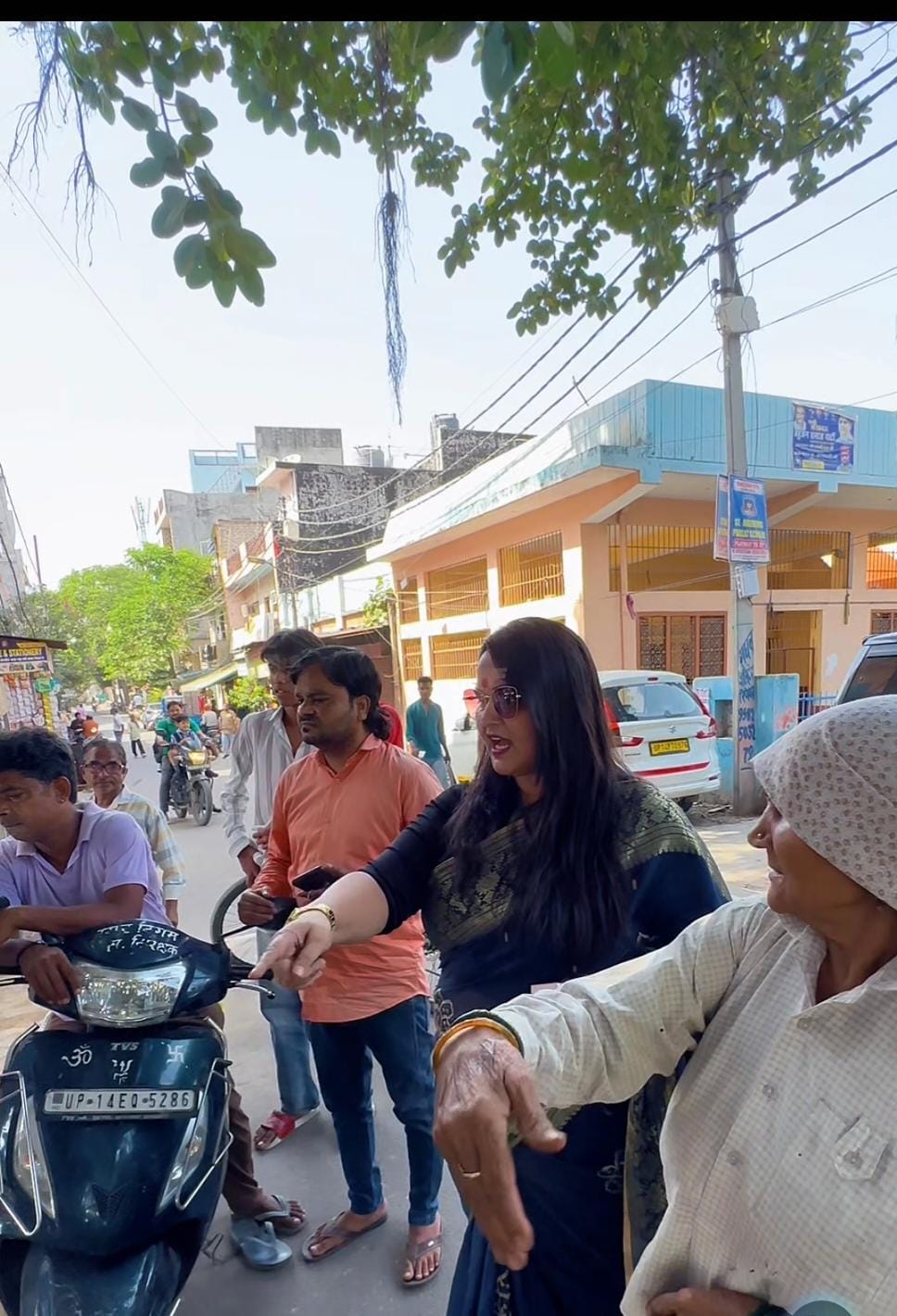 Cleanliness and encroachment inspection campaign in Patel Nagar Ward 9, Ghaziabad