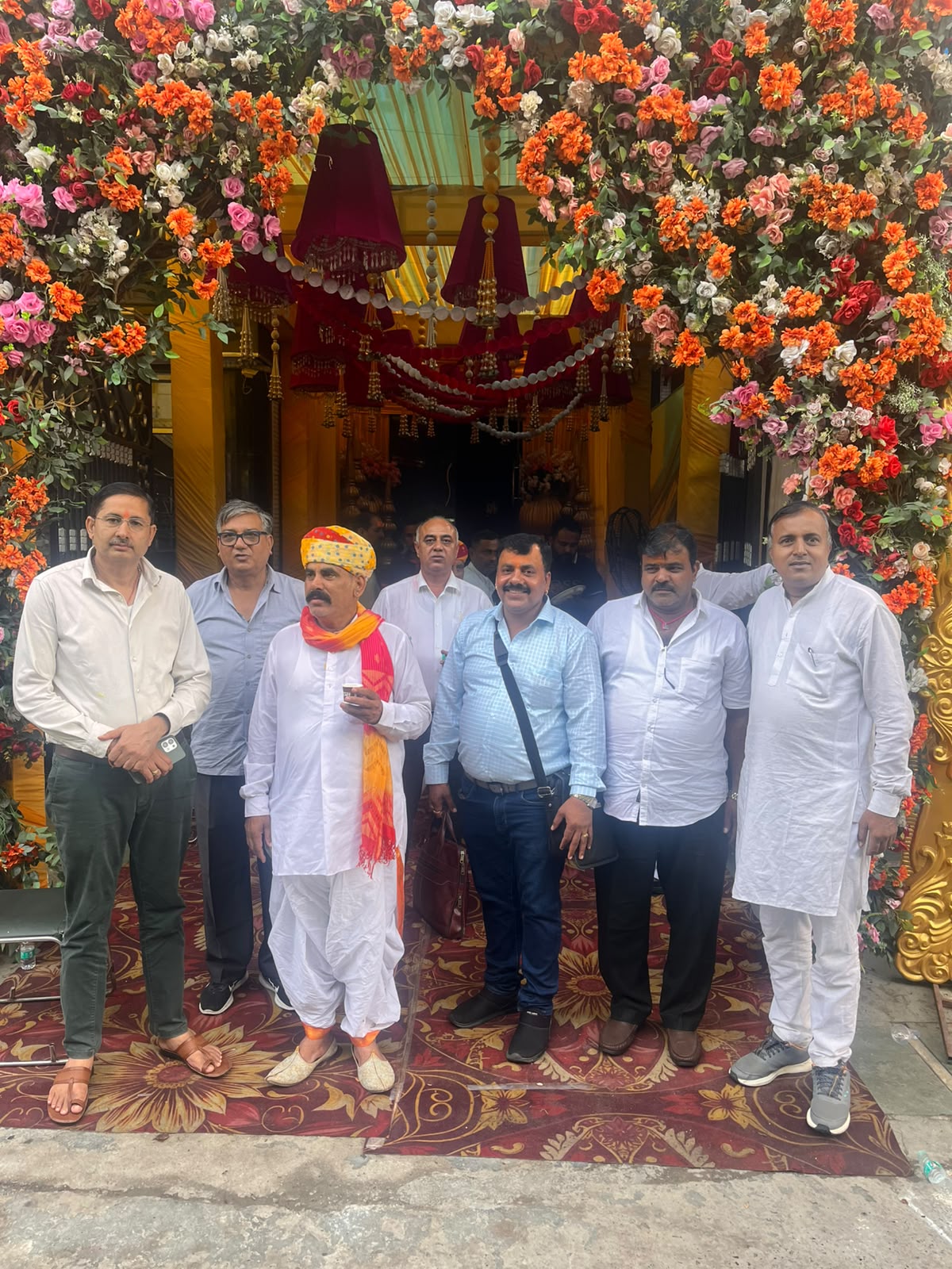 Devotees welcome Sant Tulsaram Maharaj in Delhi
