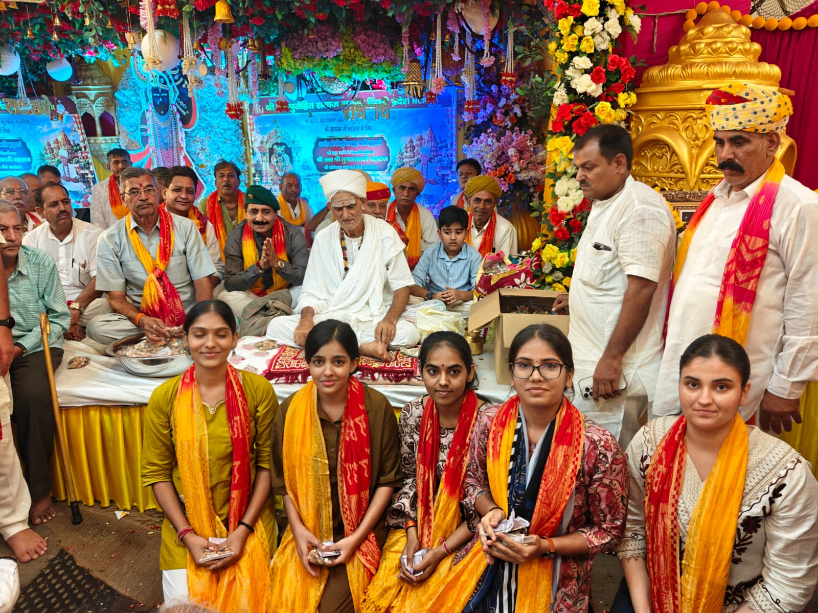 Shobha yatra for Sant Tulsaram Maharaj arrival in Delhi organised by Rajpurohit community