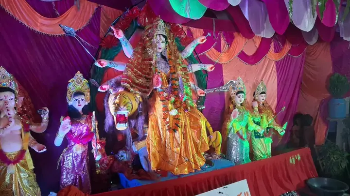 Maa Durga Idol’s Eyes Opened During Puja Festival In Shravasti