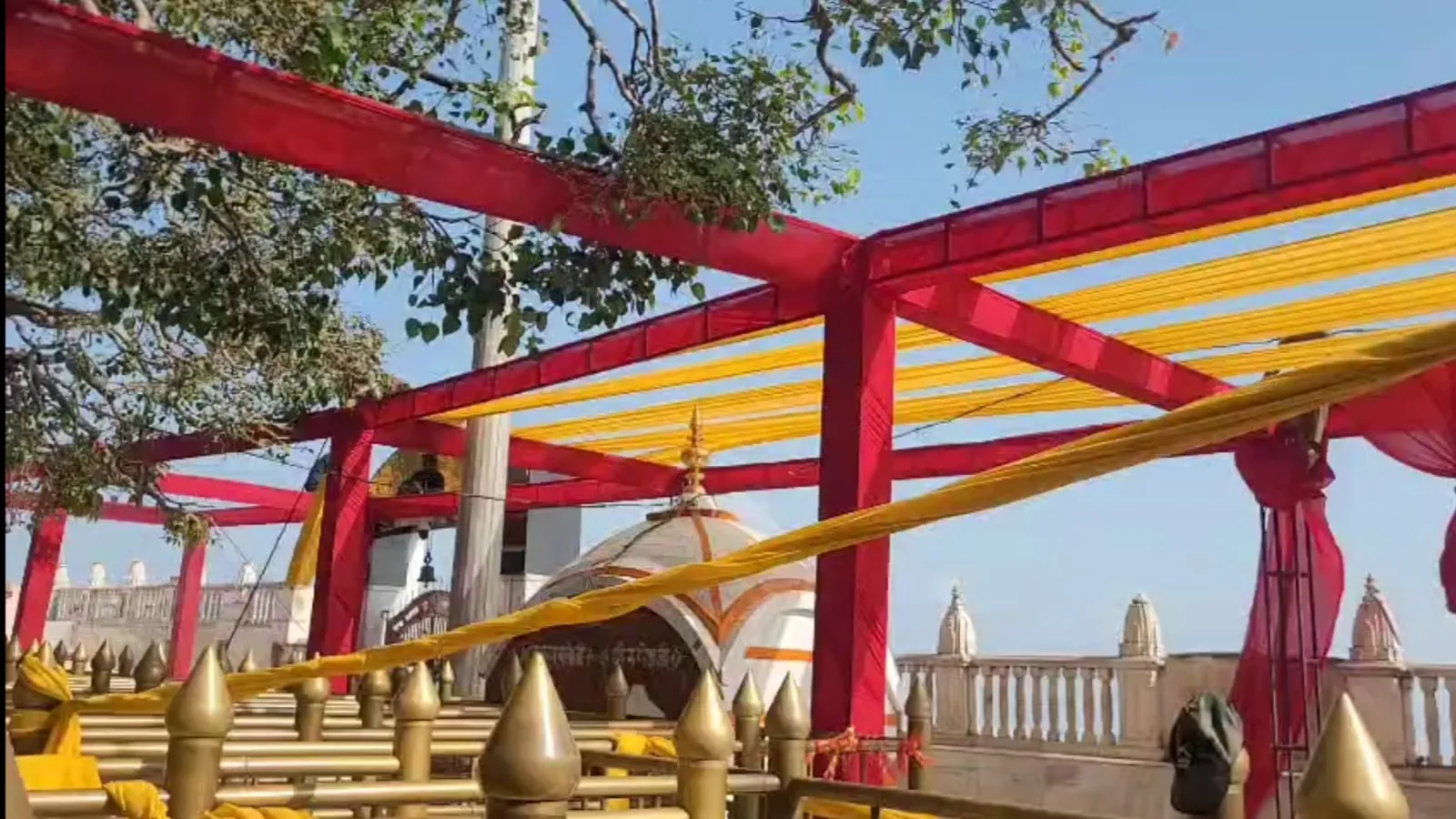 Naina Devi Temple Begins Grand Decorations Ahead of Shardiya Navratri