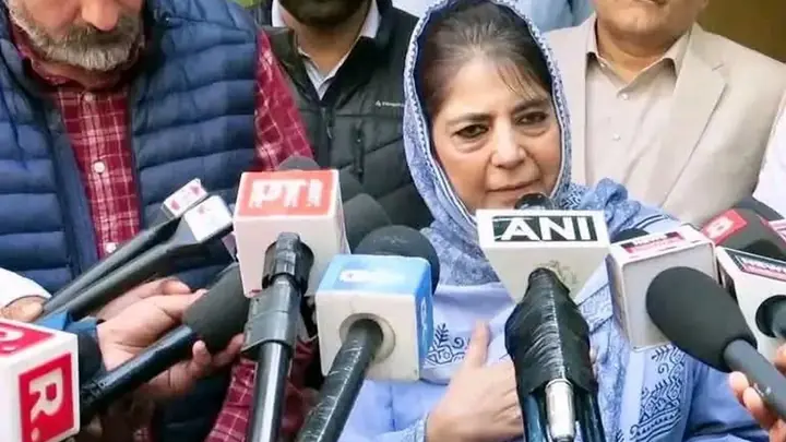 Mehbooba Mufti Criticises Centre Over Race Course Mosque Eviction Notice