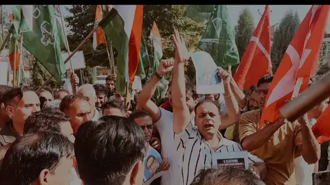 INDIA Bloc Protests in Anantnag, Seeks Gyanesh Kumar’s Resignation