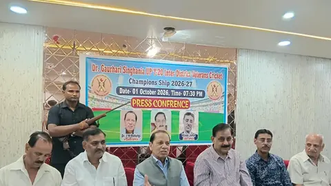 यूपी वेटरंस क्रिकेट चैंपियनशिप 2 अक्टूबर से, 36 टीमें होंगी शामिल