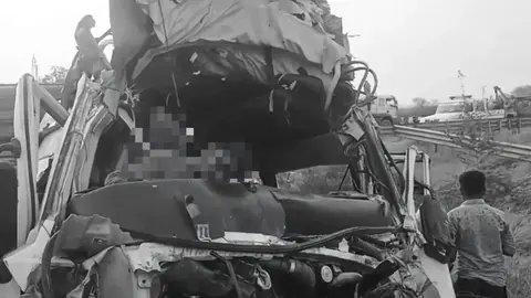 Eight Madhya Pradesh devotees killed, 17 injured in Kota expressway crash