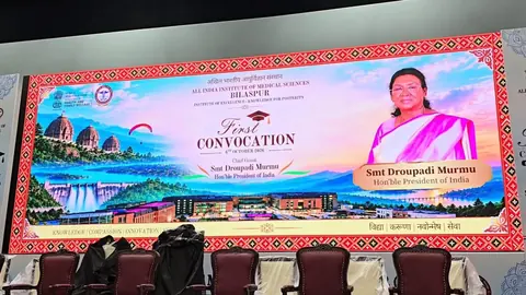 President Murmu to Attend AIIMS Bilaspur’s First Convocation on October 6
