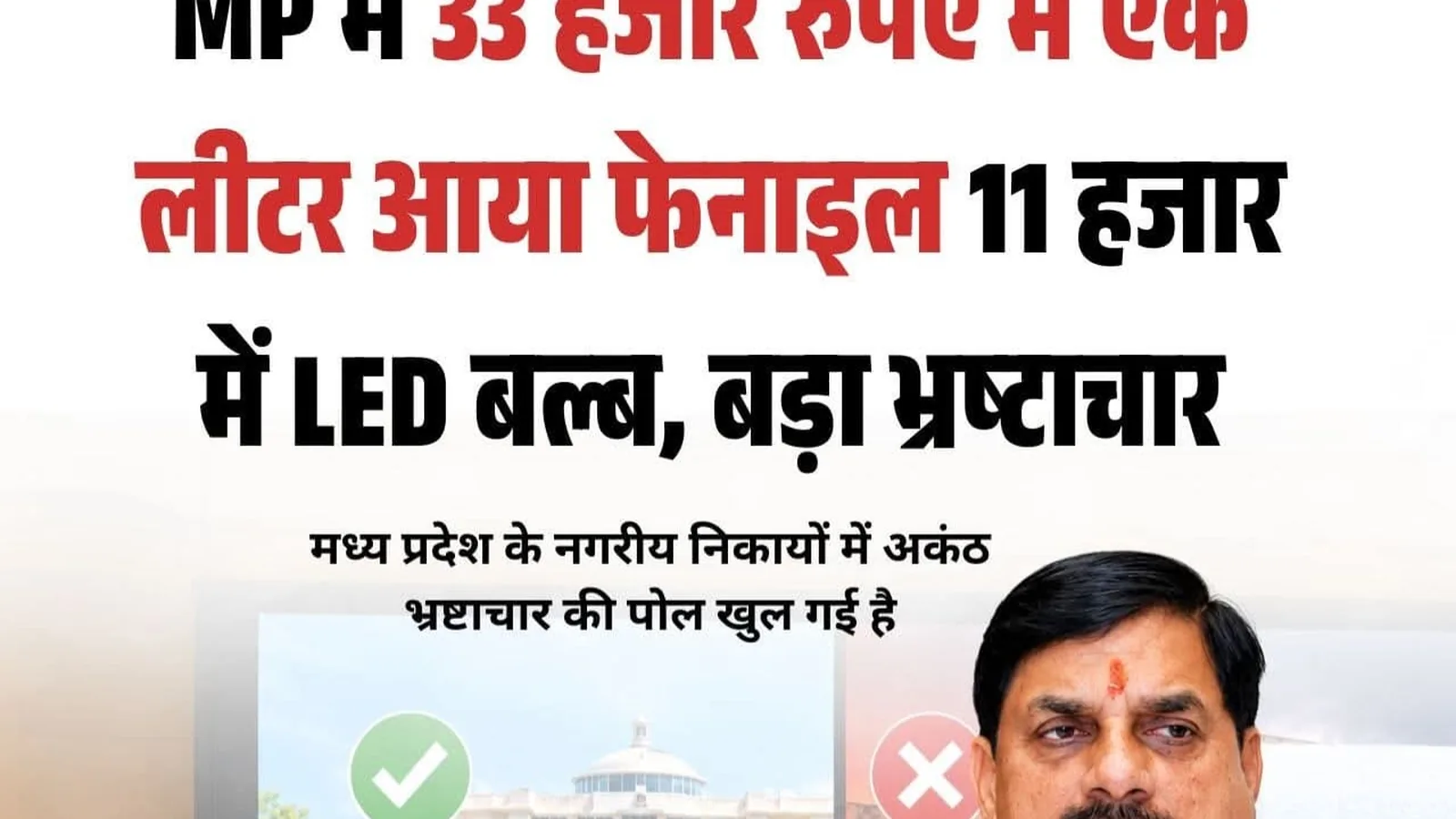 एमपी निकायों में फिनाइल की कीमत 5 से 33 हजार रुपये लीटर दिखी