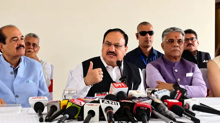 Health Minister Nadda Reviews Himachal Road, Railway Projects During Bilaspur Visit