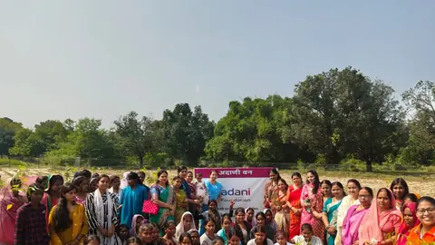 अदाणी फाउंडेशन ने अन्नी बैजल में मियावाकी पद्धति से 3,000 पौधे लगाए
