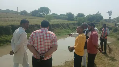 Hamirpur Authorities Inspect Idol Immersion Site Ahead of Navratri Celebrations