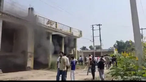 Fire destroys footwear worth thousands in Amethi warehouse blaze