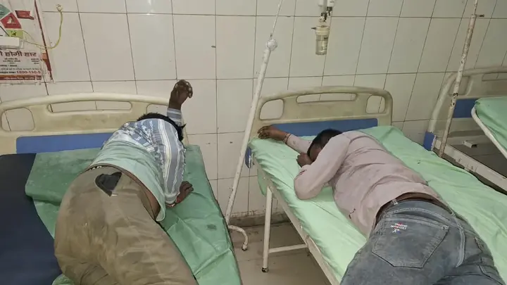 Unidentified Vehicle Reportedly Hits Motorcycle, Seriously Injuring Father And Son In Hathras
