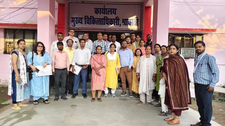 श्रावस्ती में हाई रिस्क प्रेग्नेंसी प्रबंधन पर स्वास्थ्य कर्मियों का प्रशिक्षण पूरा