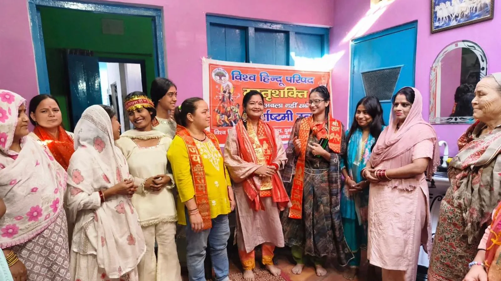 Durga Vahini Celebrates Durga Ashtami in Sambhal With Women’s Empowerment Message