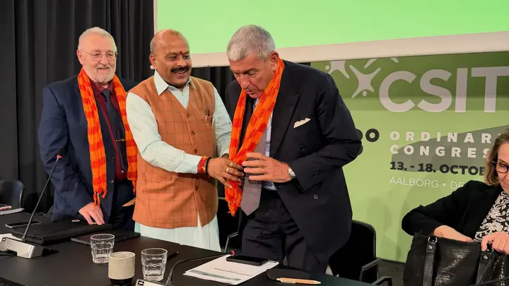 IABF President Rakesh Mishra Highlights Sports’ Role in Global Peace at CSIT Congress