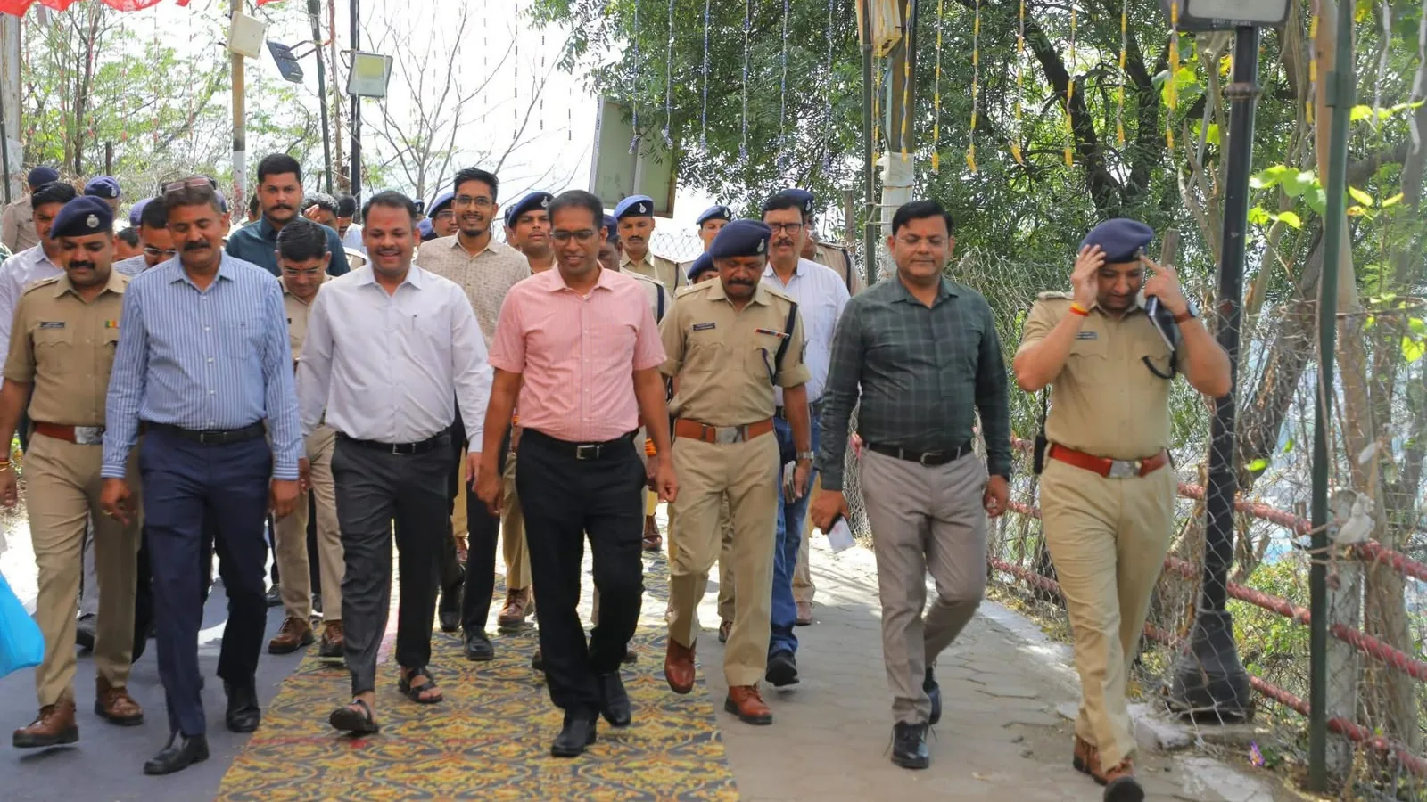 Ujjain Officials Inspect Mataji Ki Tekri Ahead of Navdurga, Review Devotee Arrangements