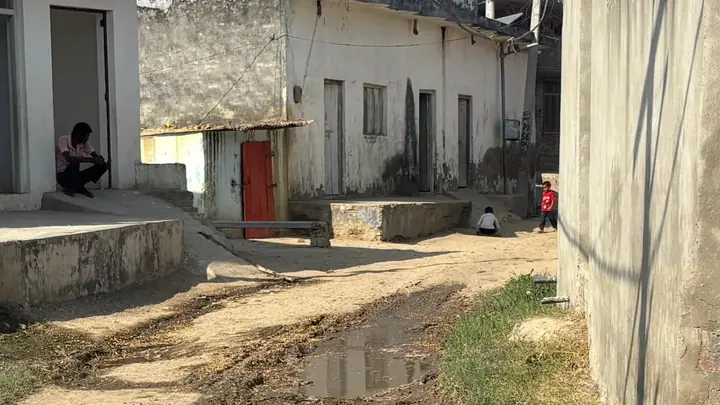 Gurgaon village's main route turns into muddy swamp, residents allege inaction