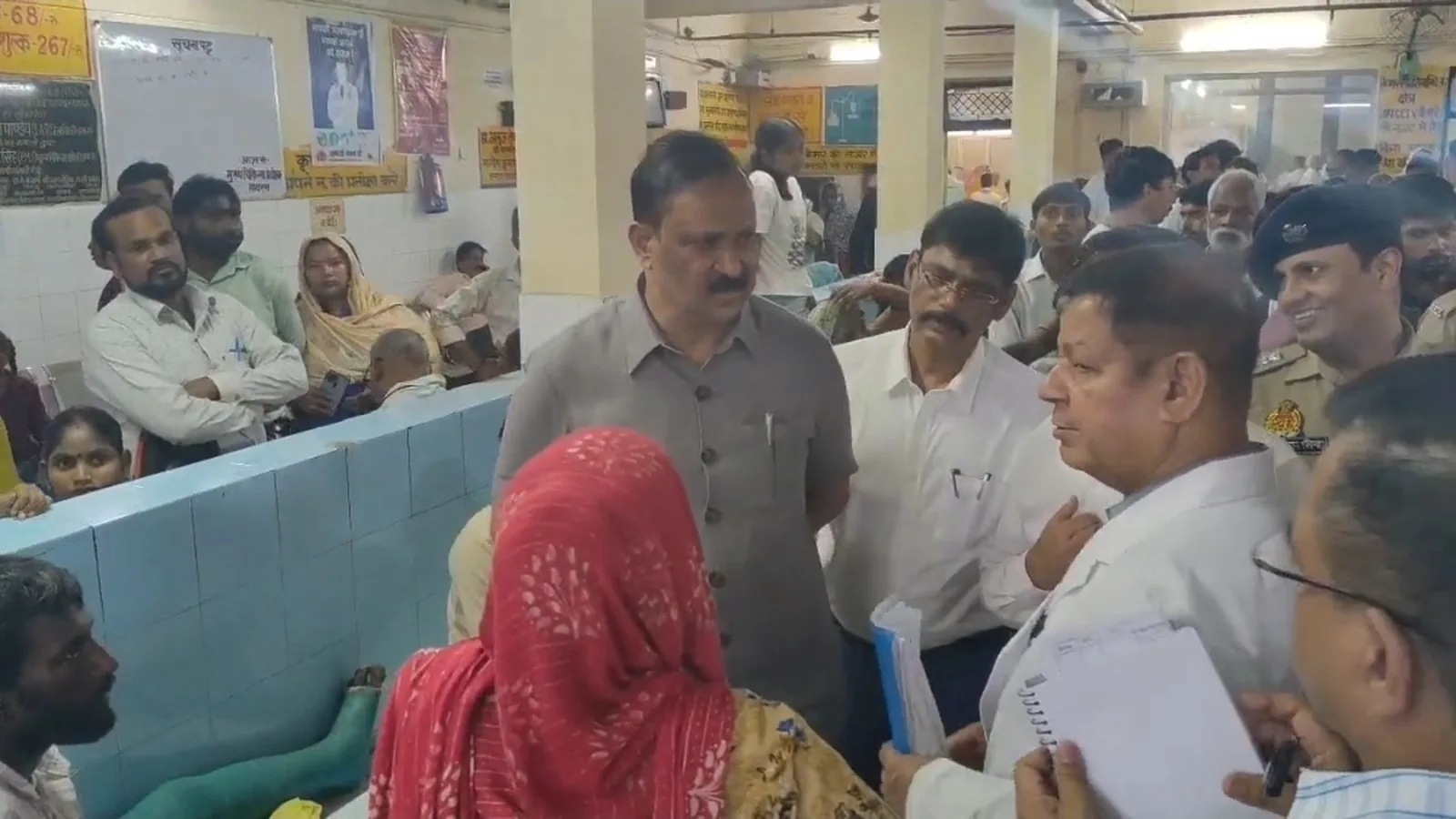 Hathras Officials Inspect Hospitals, Flag Space Crunch, Low-Weight Birth Concerns