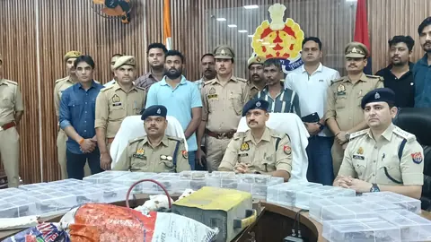 औरैया में अवैध असलहा फैक्ट्री का भंडाफोड़, 19 तमंचे बरामद; एक गिरफ्तार