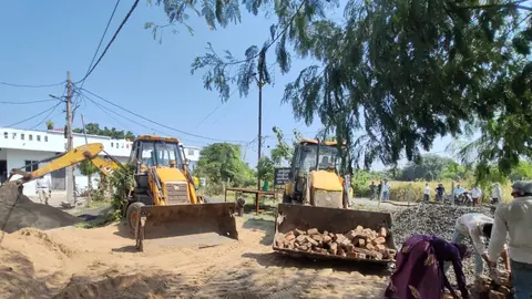 Encroachment Removed From Indore Government Land Reserved For Clinic, Anganwadi