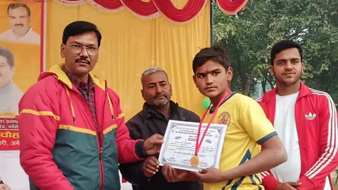 अमेठी के किसान के बेटे हैप्पी राज का प्रदेश स्तरीय कबड्डी में चयन