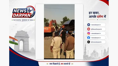 इंदौर एयरपोर्ट के सामने 50 हजार वर्गफीट जमीन से अतिक्रमण हटाया