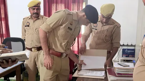 हमीरपुर एसपी मृगांक शेखर पाठक ने पुलिस कार्यालय का वार्षिक निरीक्षण किया