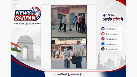 हाथरस में पीईटी परीक्षा, एआई बायोमेट्रिक जांच के बाद प्रवेश