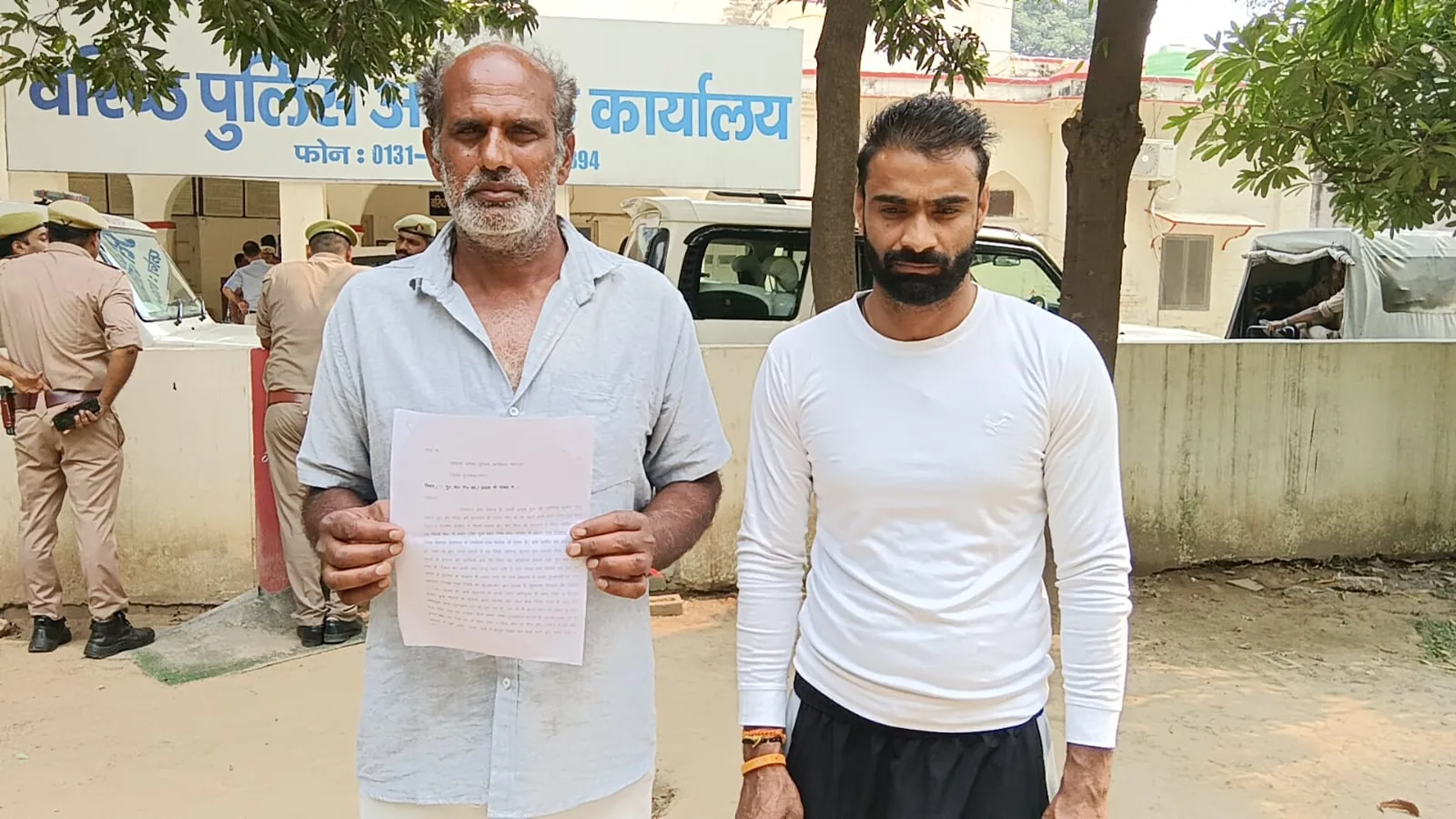 जमीन विवाद में पिता के अपहरण का आरोप, बेटे की एसएसपी से गुहार
