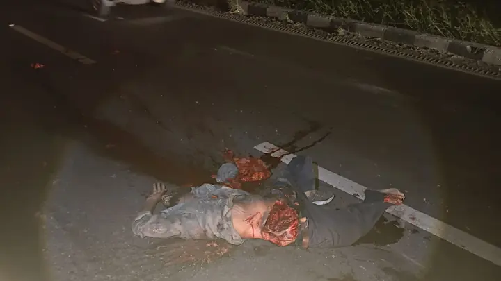 Unidentified Vehicle Fatally Hits Person on NH-58 in Muzaffarnagar