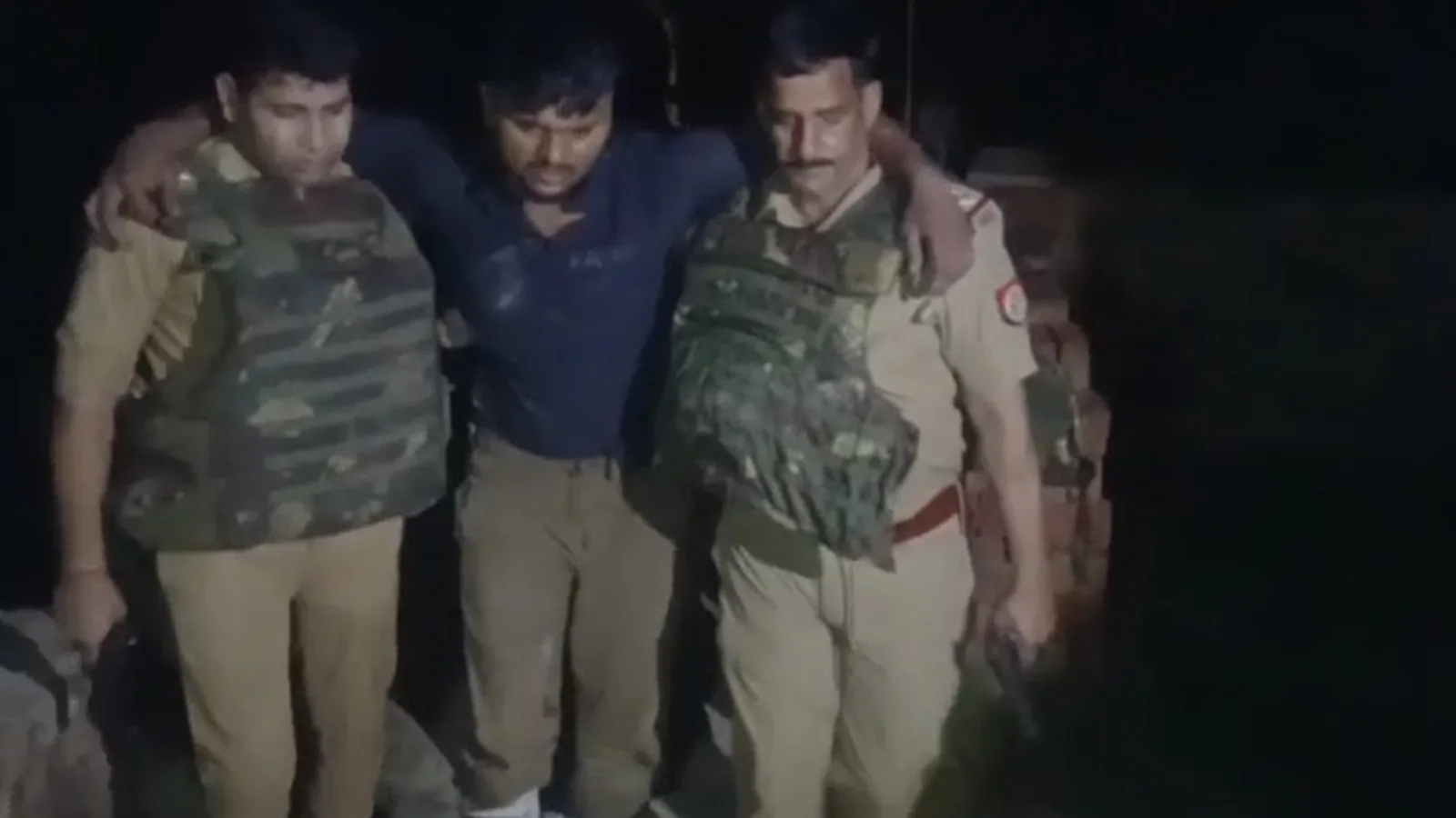 कानपुर देहात में मुठभेड़ के बाद चोरी के 3 आरोपी गिरफ्तार