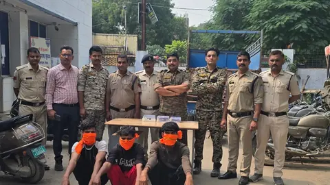 Morena Police Arrest Three Alleged Criminals, Recover Pistols And Cartridges