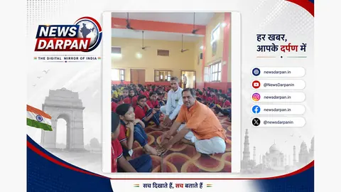 Raebareli School Organises Kanya Pujan Programme During Navratri