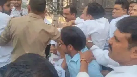 SP-BJP Workers Clash at Muzaffarnagar Polling Site During MLC Poll