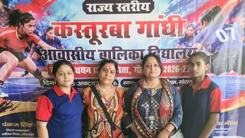 Hapur Girls Niyukti, Vanshika Selected for UP State-Level Kabaddi Competition