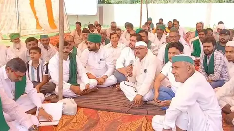 BKU (Tikait) Launches Indefinite Shamli Sit-In Over Sugarcane Dues, Bills