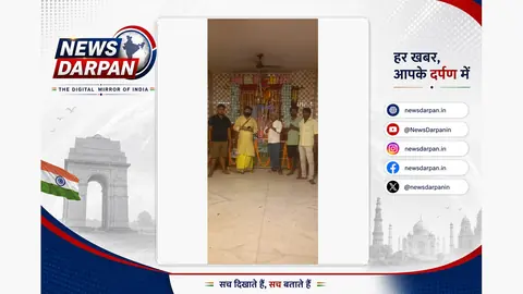 गोण्डा में सम्मय माता मंदिर के भंडारे में उमड़ी श्रद्धालुओं की भीड़